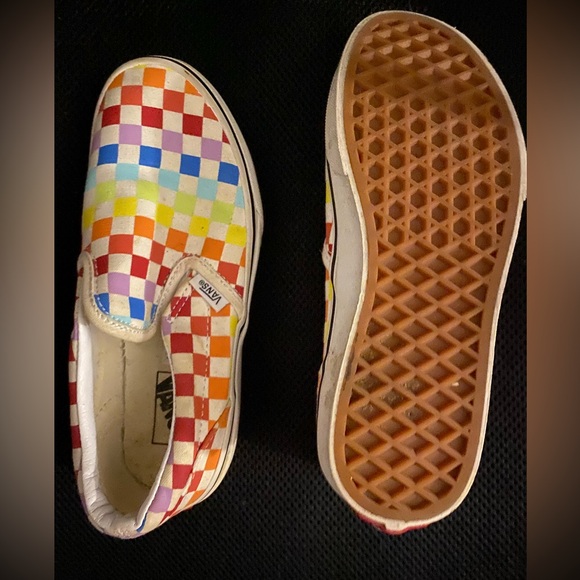 Vans gently used size 3 kids - Picture 2 of 4